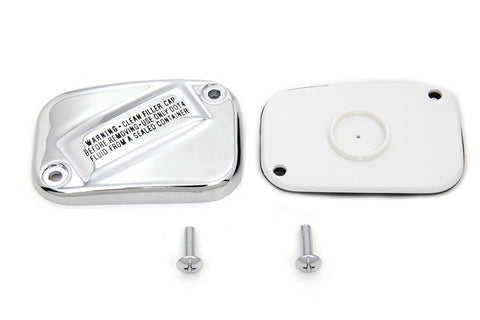 Handlebar Master Cylinder Cover Chrome - V-Twin Mfg.