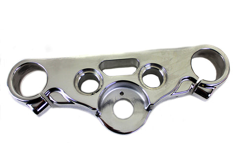 FXDWG Polished Top Triple Tree - V-Twin Mfg.