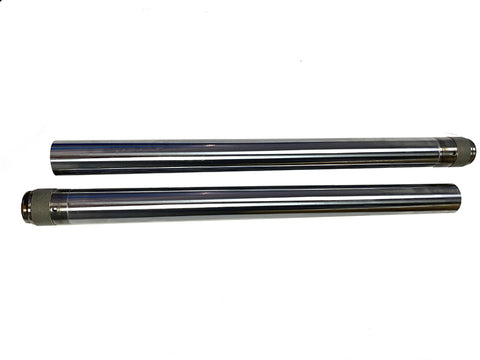 Hard Chrome 41mm Fork Tube Set 20-7/8 inch Total Length - V-Twin Mfg.