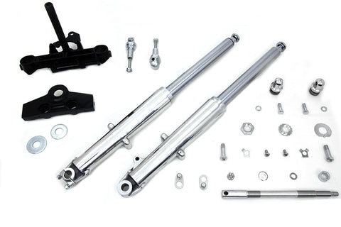41mm Adjustable Fork Assembly with Polished Sliders - V-Twin Mfg.