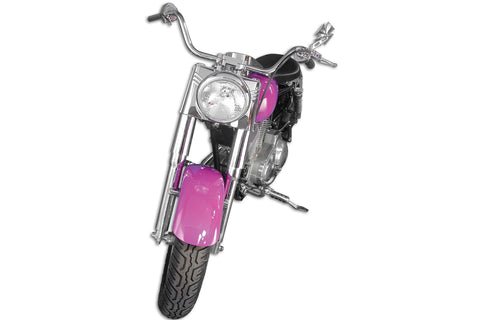 Fork Assembly with Polished Sliders - V-Twin Mfg.
