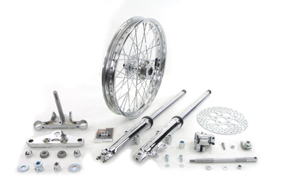 41mm Fork Assembly with Chrome Sliders 21 inch Wheel - V-Twin Mfg.