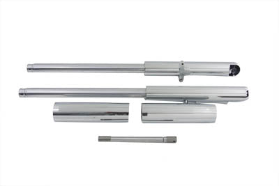 Billet Mega Fork Leg Set Chrome - V-Twin Mfg.