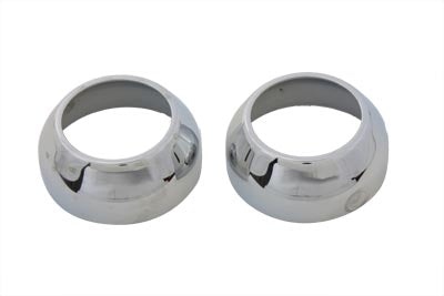 39mm Fork Boot Cover Set Chrome - V-Twin Mfg.