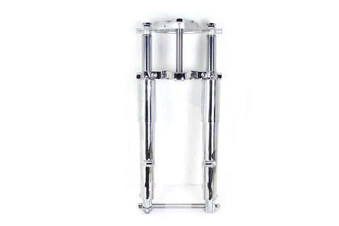 Fork Assembly with Chrome Sliders - V-Twin Mfg.