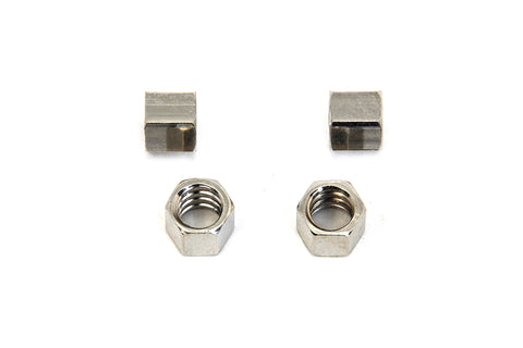 Control Coil Nuts Nickel Plated - V-Twin Mfg.