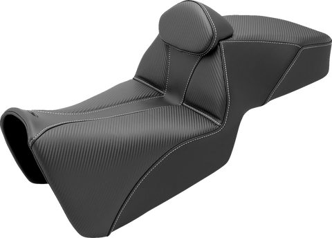 SADDLEMEN Adventure Tour Seat - w/ Backrest - Black - Pan Am '21-'22 821-34-200BR