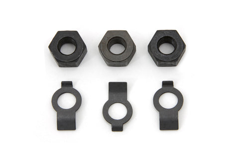 Clutch Spring Guide Stud Nut Locks and Nut Kit - V-Twin Mfg.