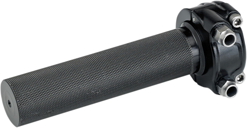 BILTWELL Throttle - Dual Cable - Whiskey - Black 6602-201-01