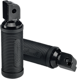 BILTWELL Norman Passenger Foot Pegs - Black - Softail 7004-204-04