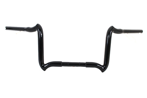 10 inch Road Glide Handlebar without Indents Black - V-Twin Mfg.