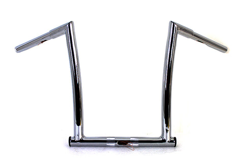 12 inch ChiZeled Z-Bar Handlebar Chrome - V-Twin Mfg.