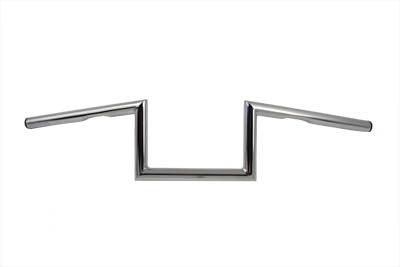 5-1/2 inch Z Handlebar with Indents Chrome - V-Twin Mfg.