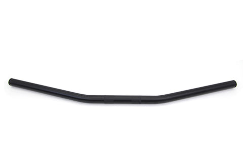 Black 1 inch Drag Handlebar without Indents - V-Twin Mfg.