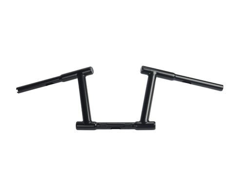 8 inch Z-Bar Racing Handlebar with Indents Black - V-Twin Mfg.