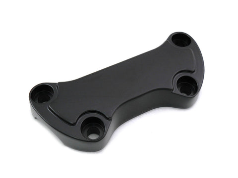 Black Smooth Handlebar Clamp Cover - V-Twin Mfg.