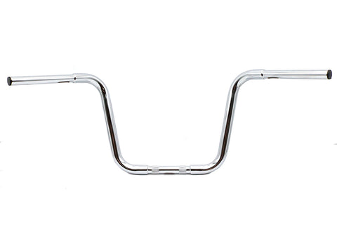 12-1/2 inch Buffalo Ape Hanger Handlebar with Indents Chrome - V-Twin Mfg.