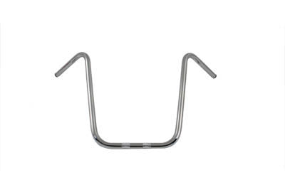 18 inch Ape Hanger Handlebar with Indents Chrome - V-Twin Mfg.