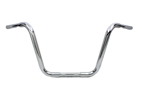 14 inch Buffalo Ape Hanger Handlebar with Indents Chrome - V-Twin Mfg.
