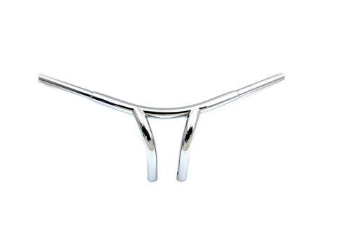 8-1/2 inch Curved Riser Bar Handlebar with Indents - V-Twin Mfg.