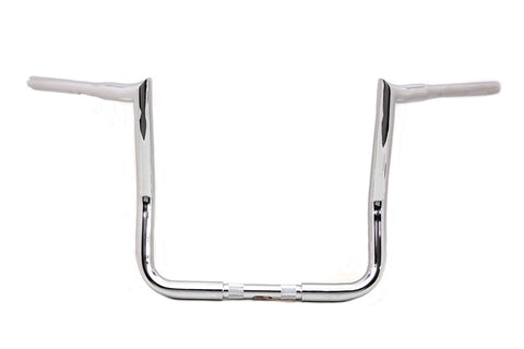 15 inch Ape Handlebar without Indents Chrome - V-Twin Mfg.