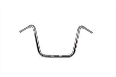 14-1/2 inch Rhino Ape Hanger Handlebar with Indents Chrome - V-Twin Mfg.