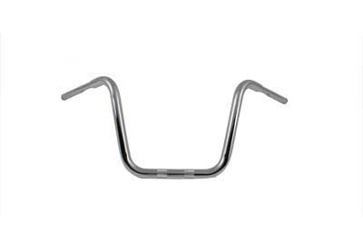15-1/2 inch Rhino Ape Hanger Handlebar with Indents Chrome - V-Twin Mfg.