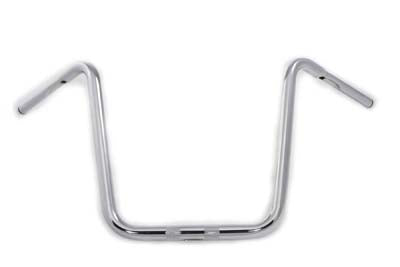 18 inch Rhino Ape Hanger Handlebar with Indents Chrome - V-Twin Mfg.
