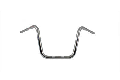 12-1/2 inch Rhino Ape Hanger Handlebar with Indents Chrome - V-Twin Mfg.