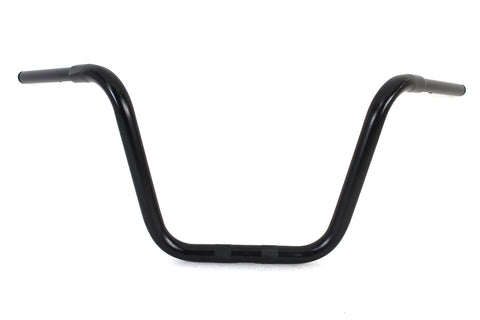 12-1/2 inch Rhino Ape Hanger Handlebar with Indents Black - V-Twin Mfg.