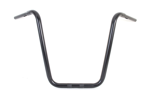 19-1/2 inch Rhino Ape Hanger Handlebar with Indents Black - V-Twin Mfg.