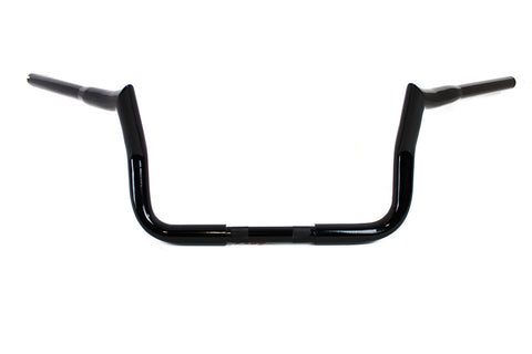 10 inch Handlebar without Indents Black - V-Twin Mfg.