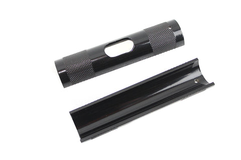 1-1/4 inch Handlebar Riser Adapter Sleeve Spacer Set Black - V-Twin Mfg.