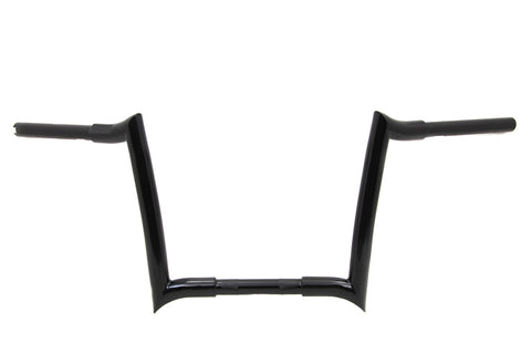 12 inch Ape Handlebar without Indents Black - V-Twin Mfg.