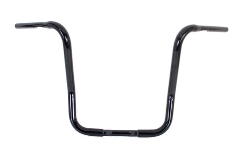 16 inch Bagger Handlebar with Indents Black - V-Twin Mfg.