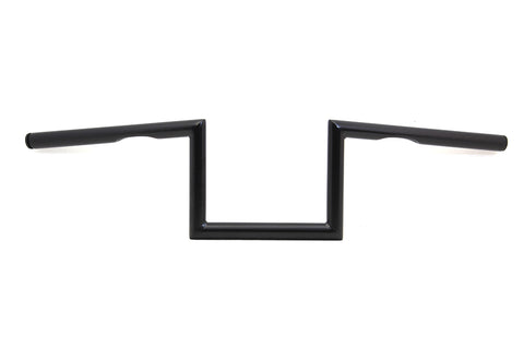 7 inch Z Handlebar with Indents Black - V-Twin Mfg.