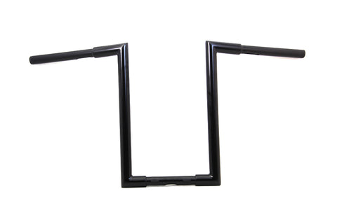 14 inch Fatty 'Z' Bar Handlebar without Indents Black - V-Twin Mfg.