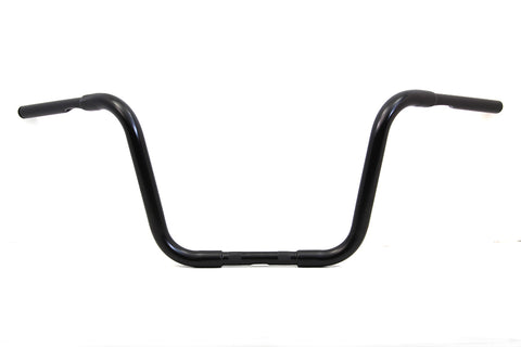 12 inch Buffalo Ape Hanger Handlebar with Indents Black - V-Twin Mfg.