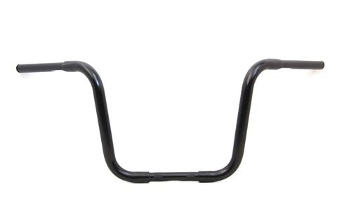12-1/2 inch Buffalo Ape Hanger Handlebar with Indents Black - V-Twin Mfg.
