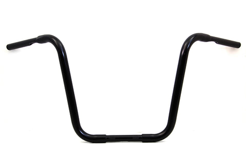 16 inch Buffalo Ape Hanger Handlebar with Indents Black - V-Twin Mfg.