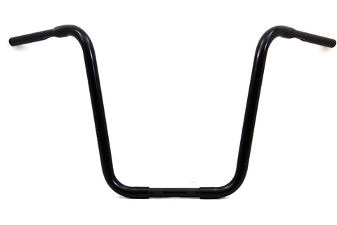 18 inch Buffalo Ape Hanger Handlebar with Indents Black - V-Twin Mfg.