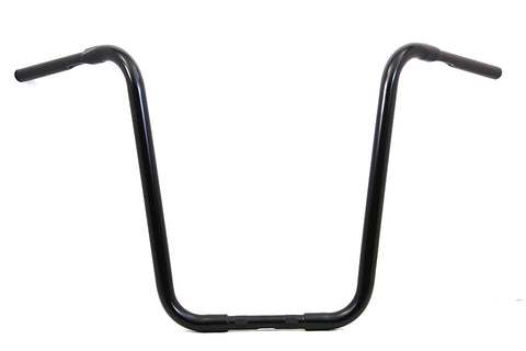 20 inch Buffalo Ape Hanger Handlebar with Indents Black - V-Twin Mfg.
