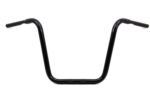 15-1/2 inch Rhino Ape Hanger Handlebar with Indents Black - V-Twin Mfg.