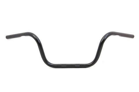 8 inch Ape Hanger Handlebar with Indents Black - V-Twin Mfg.