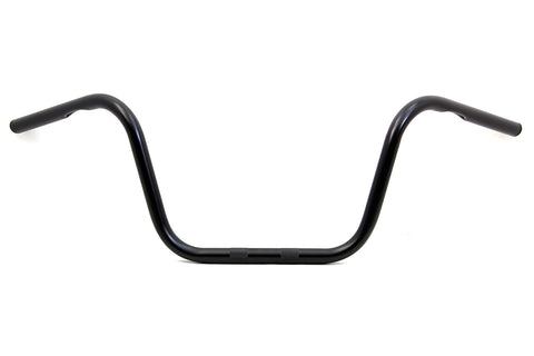 10 inch Black Ape Hanger Handlebar with Indents - V-Twin Mfg.
