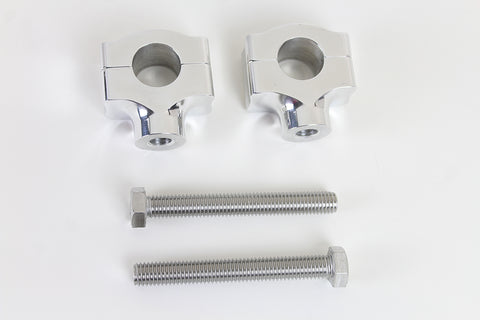 1 inch Handlebar Riser Set Polished - V-Twin Mfg.