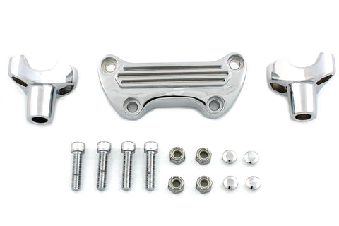 1-1/2 inch Post Riser Kit Chrome - V-Twin Mfg.