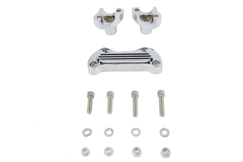 1-1/8 inch Post Riser Kit Chrome - V-Twin Mfg.