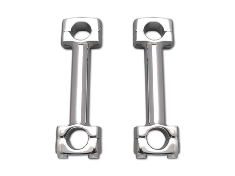 3 inch Dog Bone Riser Set Chrome - V-Twin Mfg.