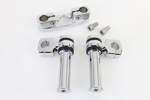 Spring Fork Tree with 4-1/4 inch Riser Kit Chrome - V-Twin Mfg.